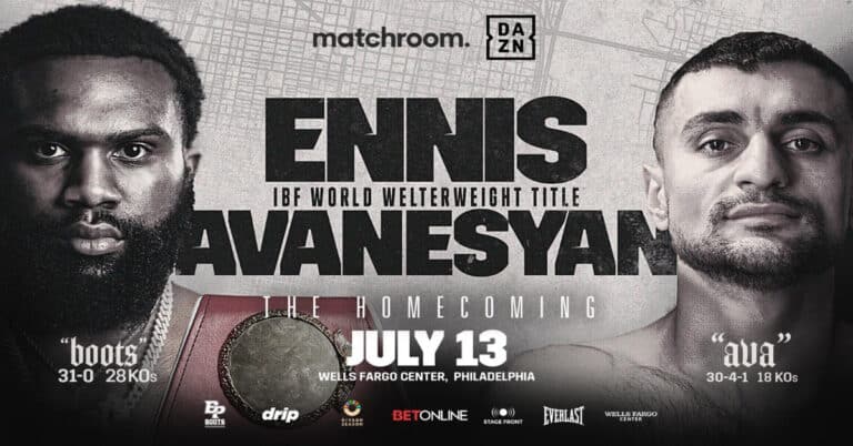 Jaron ‘Boots’ Ennis vs David Avanesyan: Fight Card, Start Time, Betting Odds