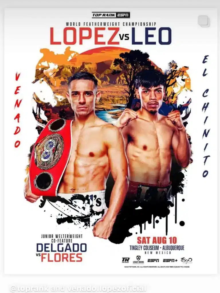 Venado Lopez vs. Angelo Leo Poster