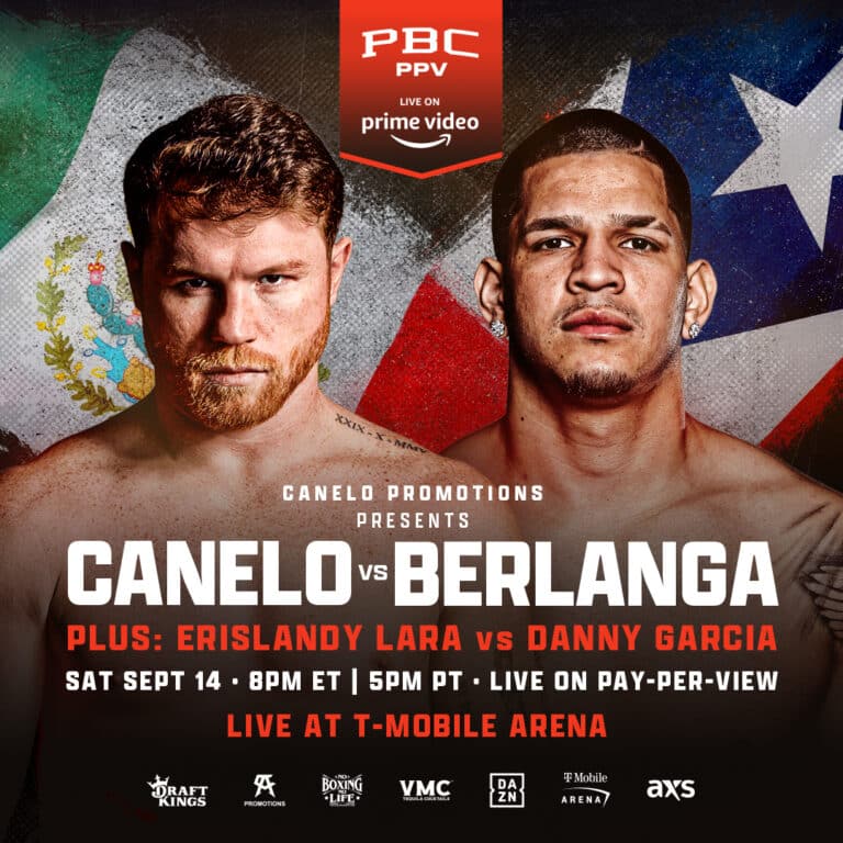 Canelo Alvarez vs Edgar Berlanga Poster