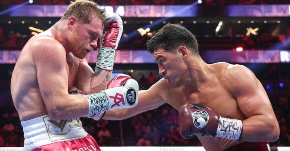 Dmitry Bivol and Canelo Alvarez