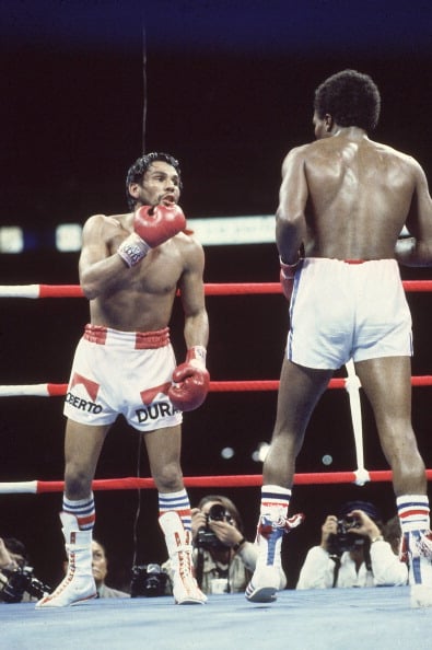 Sugar Ray Leonard vs. Roberto Duran 1 